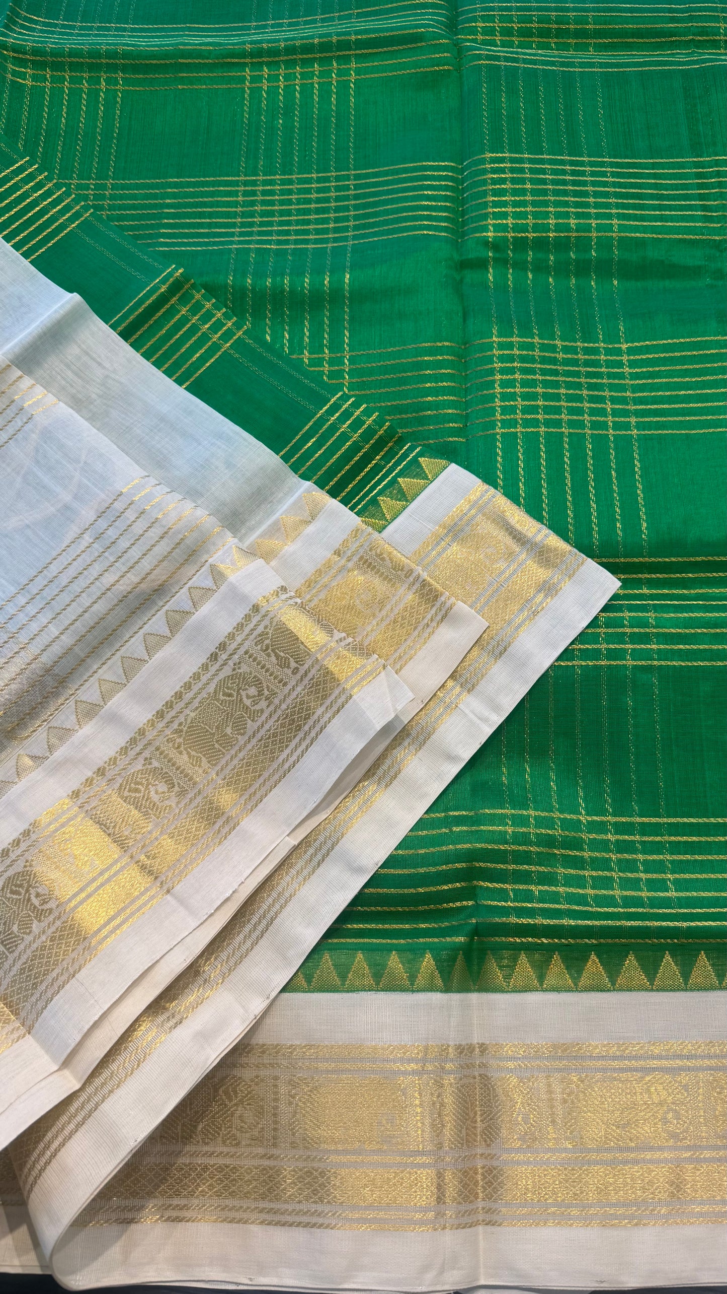 HANDLOOM KANCHIPURAM SILK COTTON (KSC274)