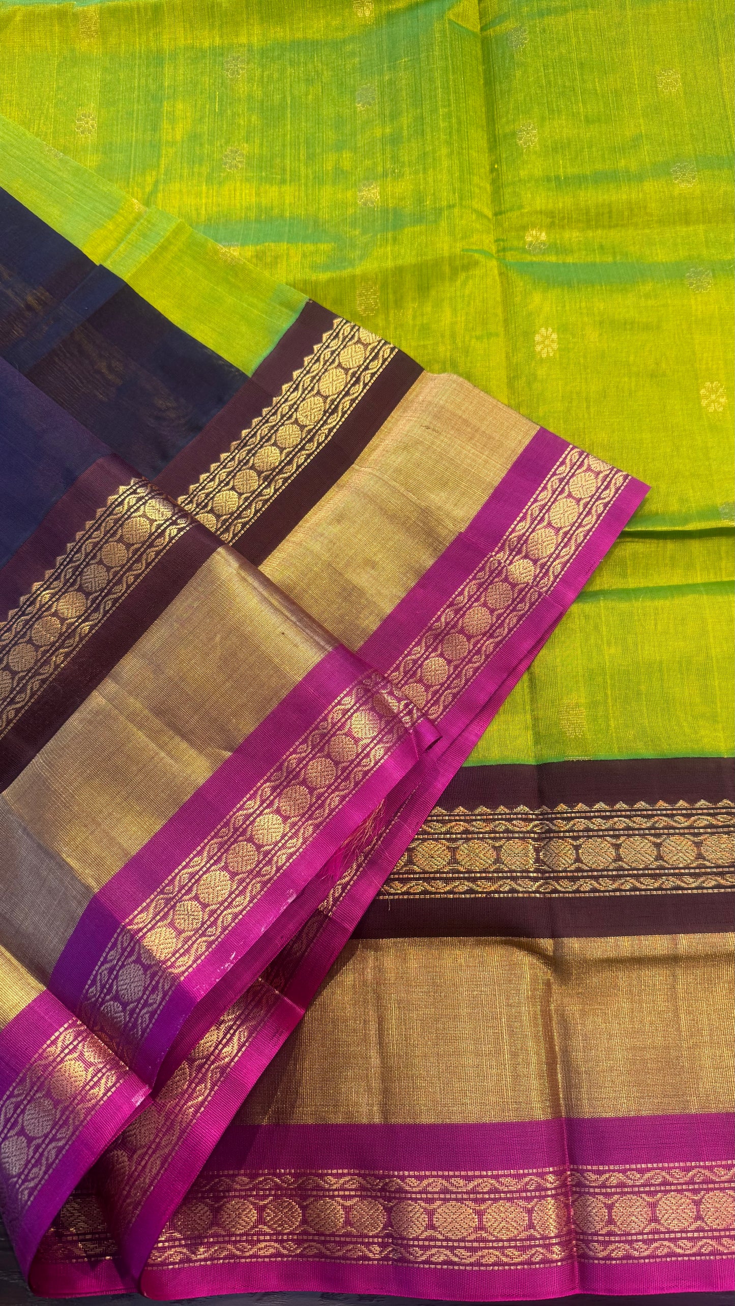 HANDLOOM KANCHIPURAM SILK COTTON (KSC270)