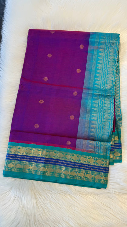 HANDLOOM KANCHIPURAM SILK COTTON (KSC219)