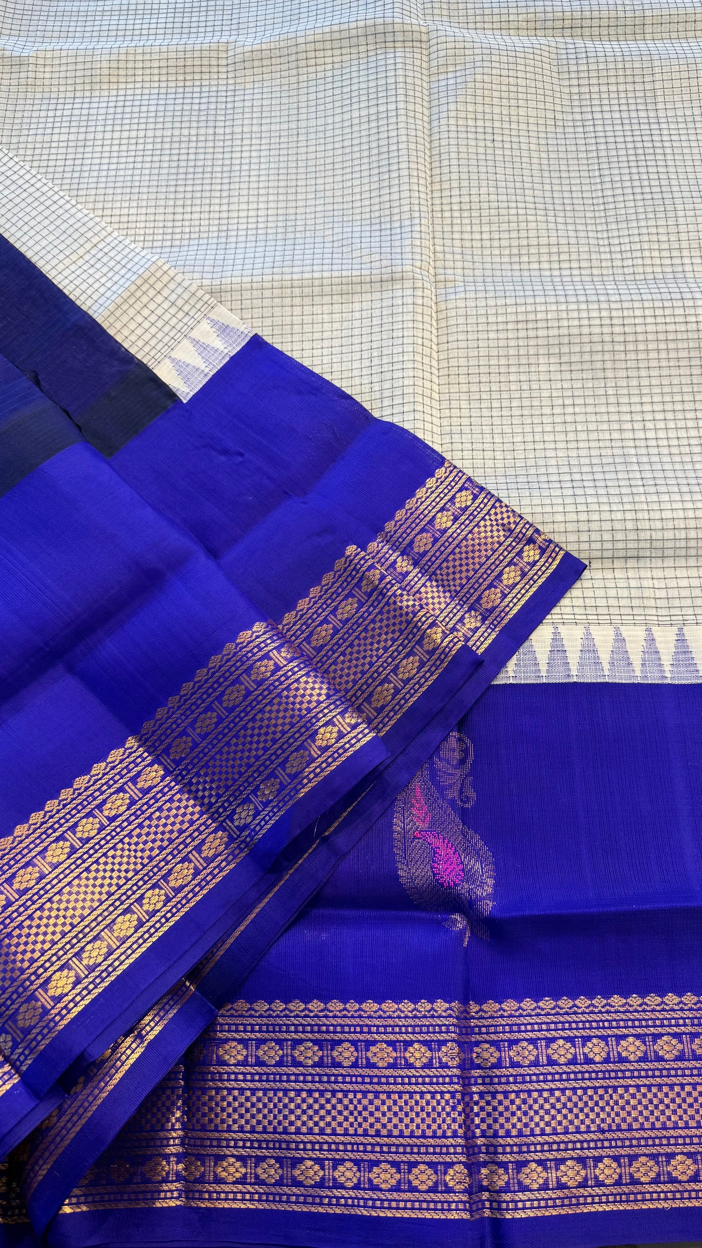 HANDLOOM KANCHIPURAM SILK COTTON (KSC277)