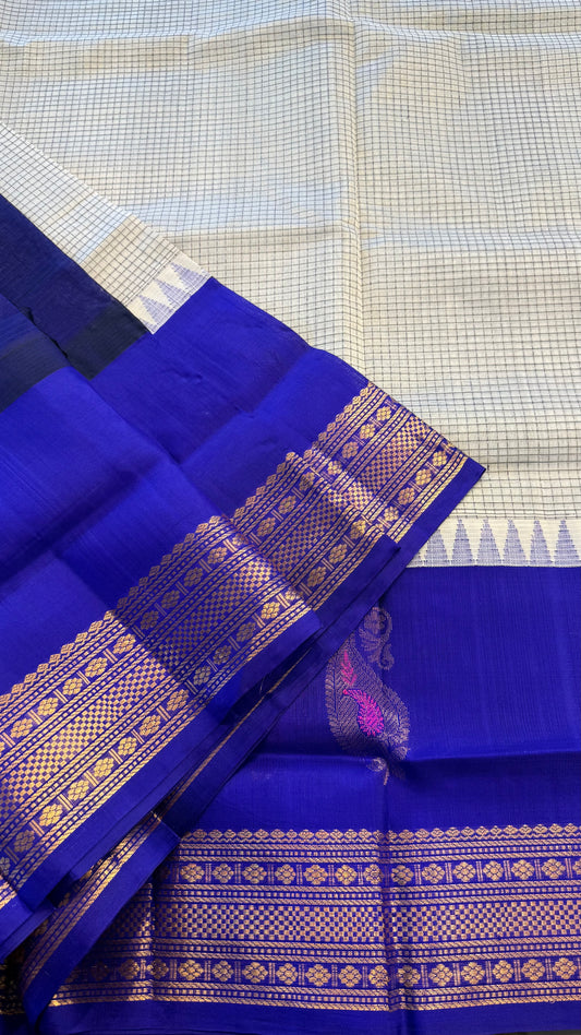 HANDLOOM KANCHIPURAM SILK COTTON (KSC277)