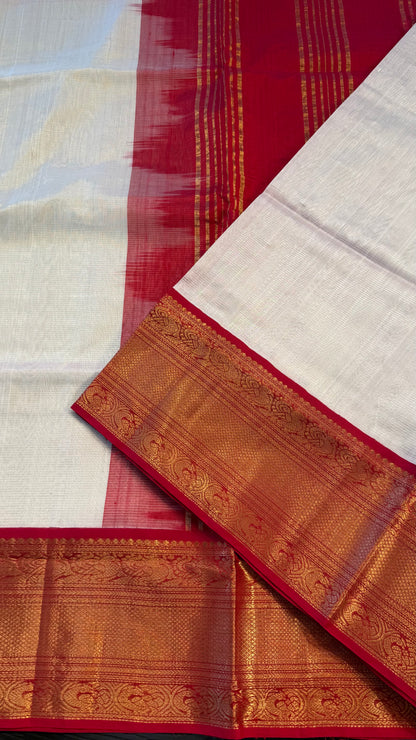 HANDLOOM KANCHIPURAM SILK COTTON (KSC245)