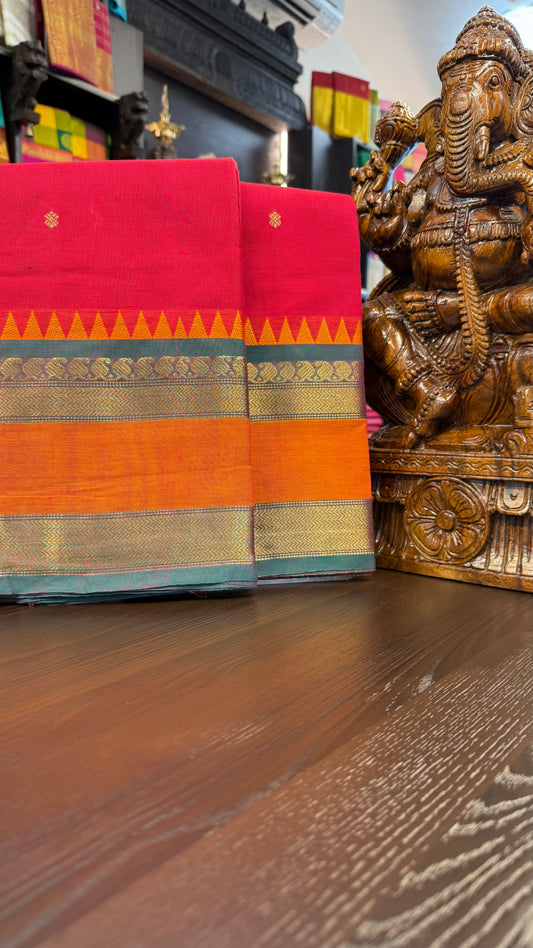 Kanchi Cotton Saree