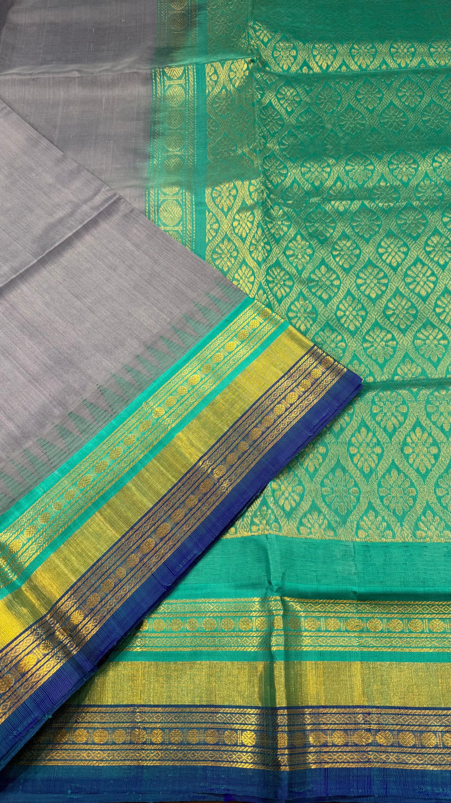 HANDLOOM KANCHIPURAM SILK COTTON (KSC229)