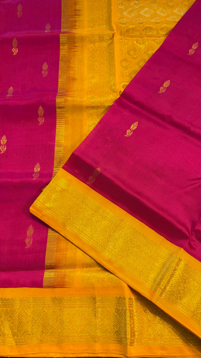 HANDLOOM KANCHIPURAM SILK COTTON (KSC223)