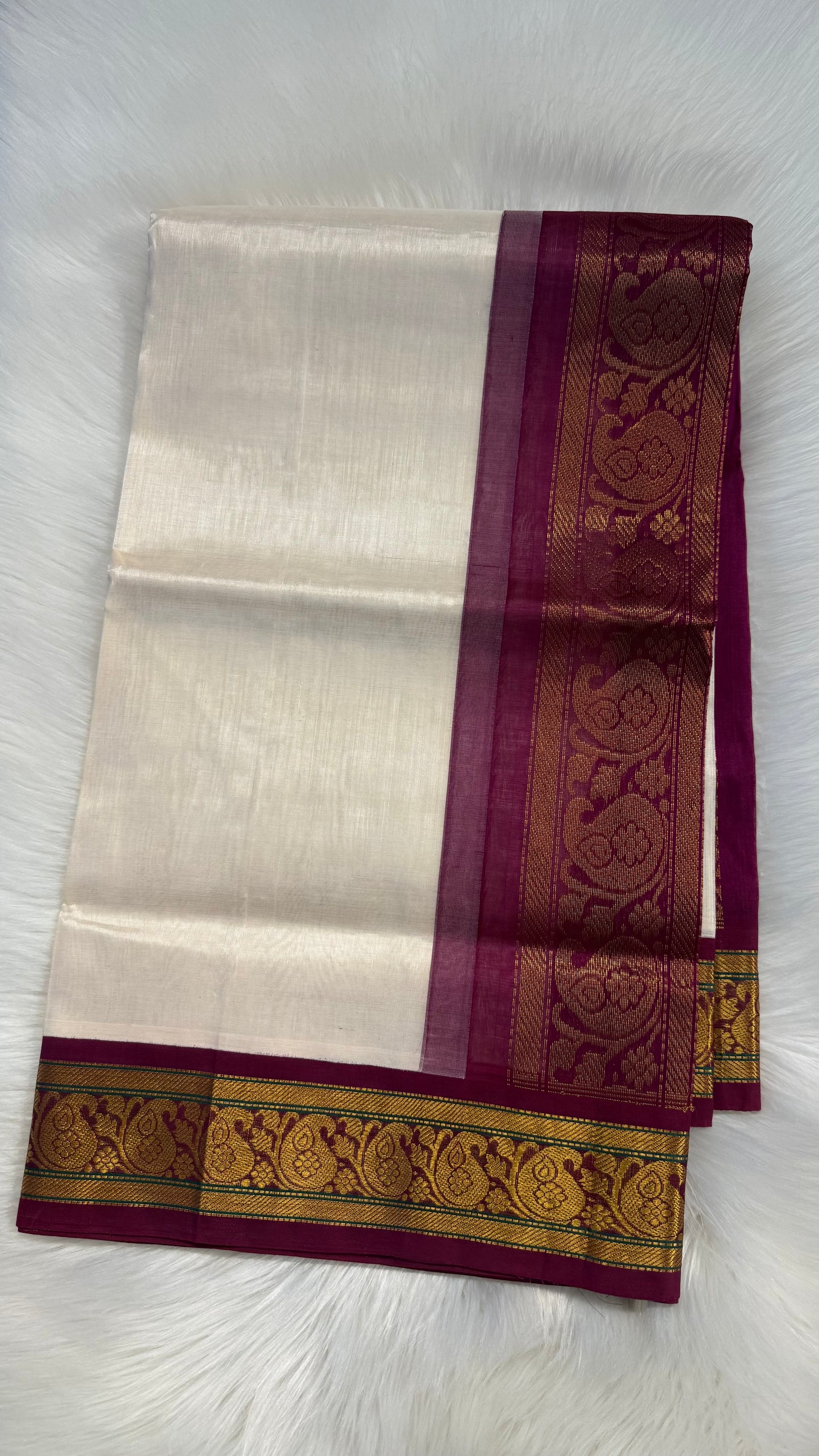HANDLOOM KANCHIPURAM SILK COTTON (KSC186)