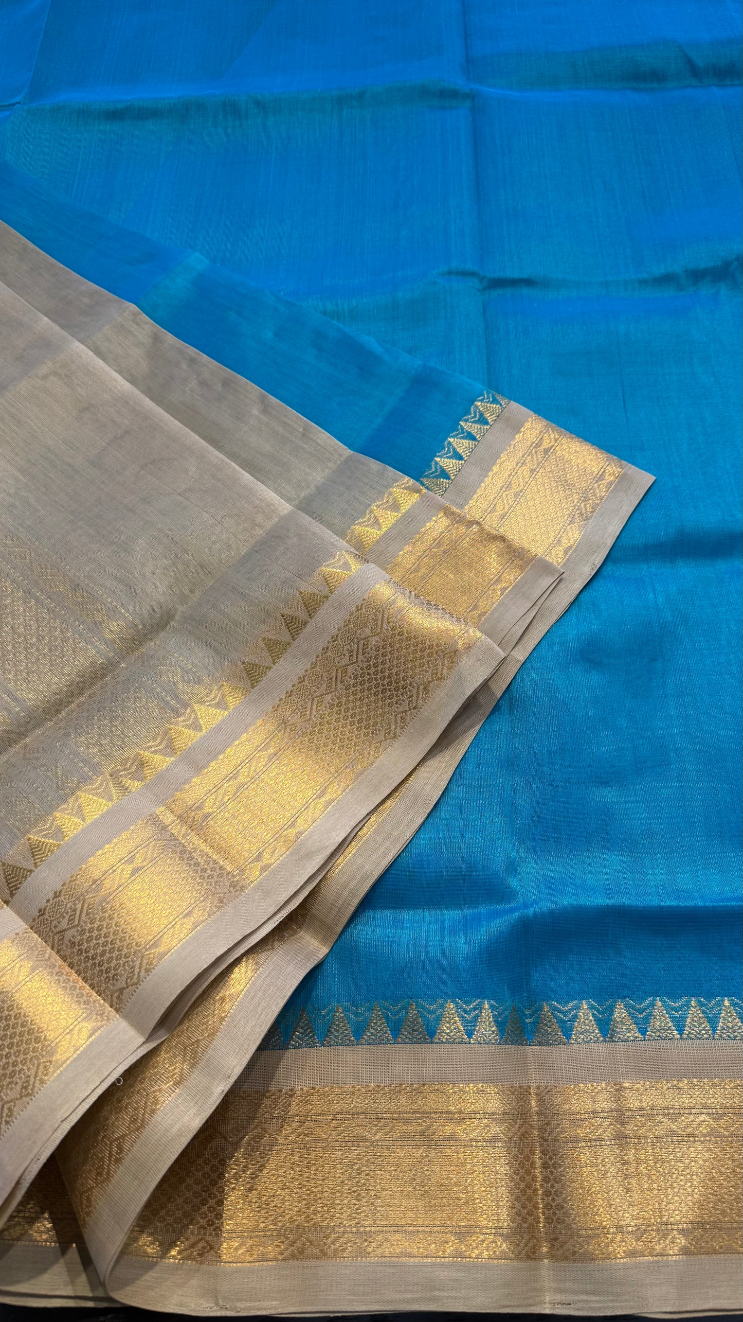 HANDLOOM KANCHIPURAM SILK COTTON (KSC286)