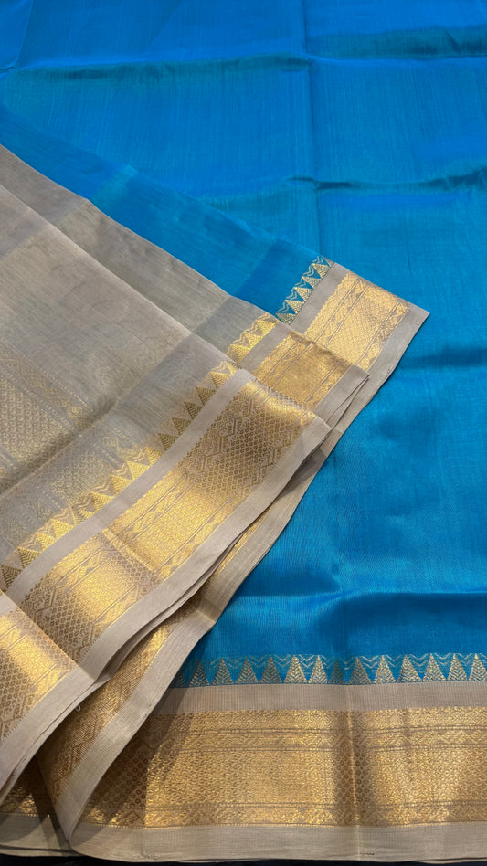 HANDLOOM KANCHIPURAM SILK COTTON (KSC286)