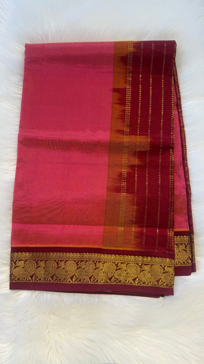 HANDLOOM KANCHIPURAM SILK COTTON (KSC195)