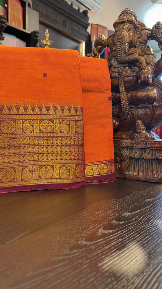 Kanchi Cotton Saree