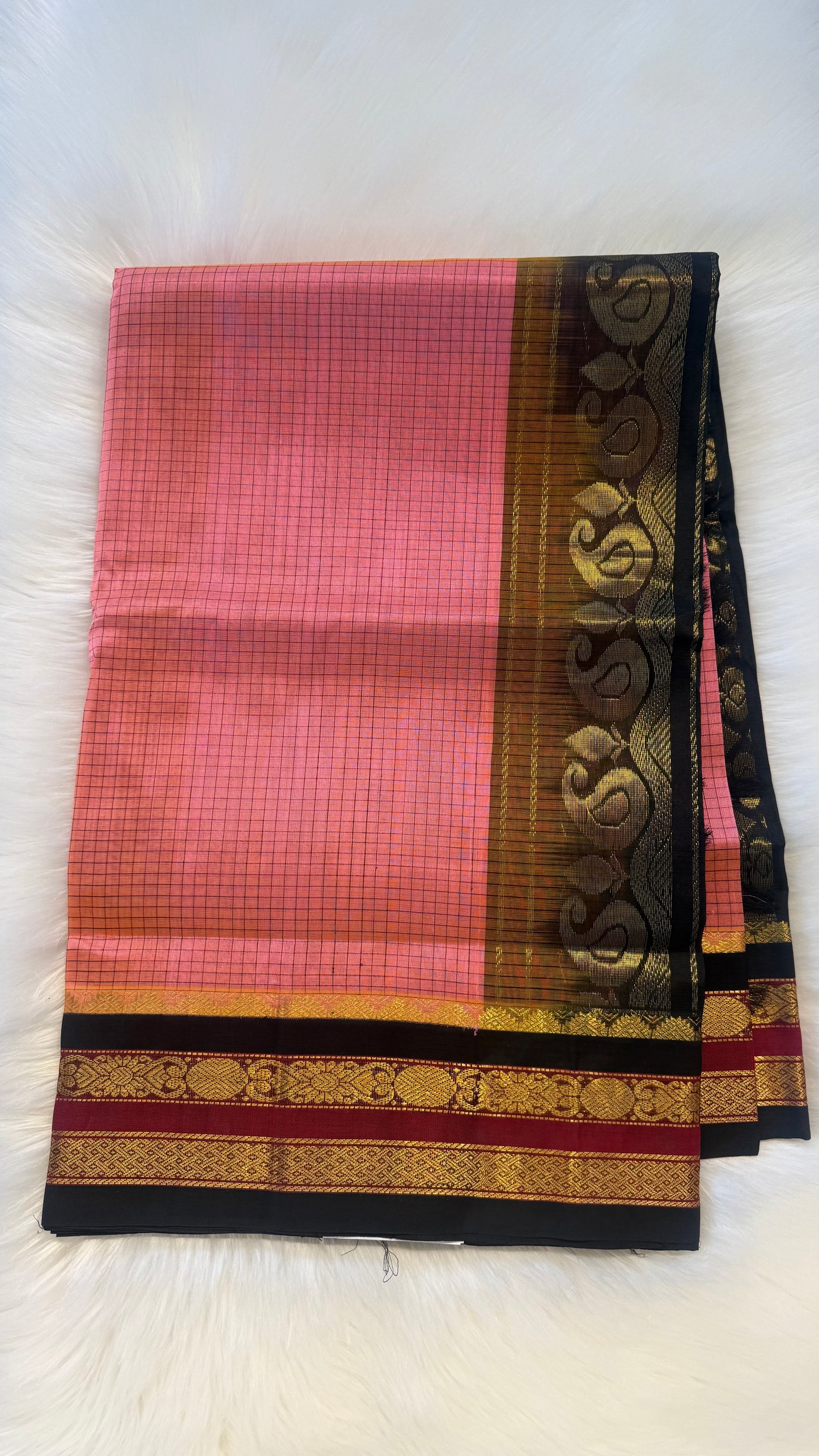 HANDLOOM KANCHIPURAM SILK COTTON (KSC257)