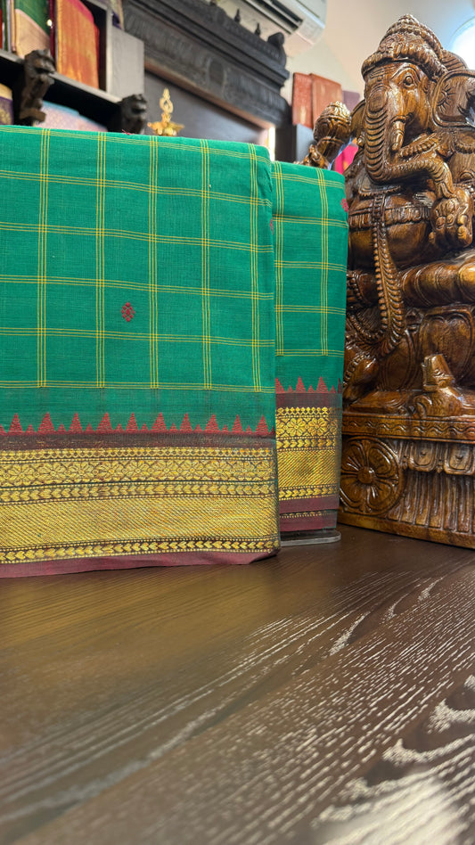 Kanchi Cotton Saree