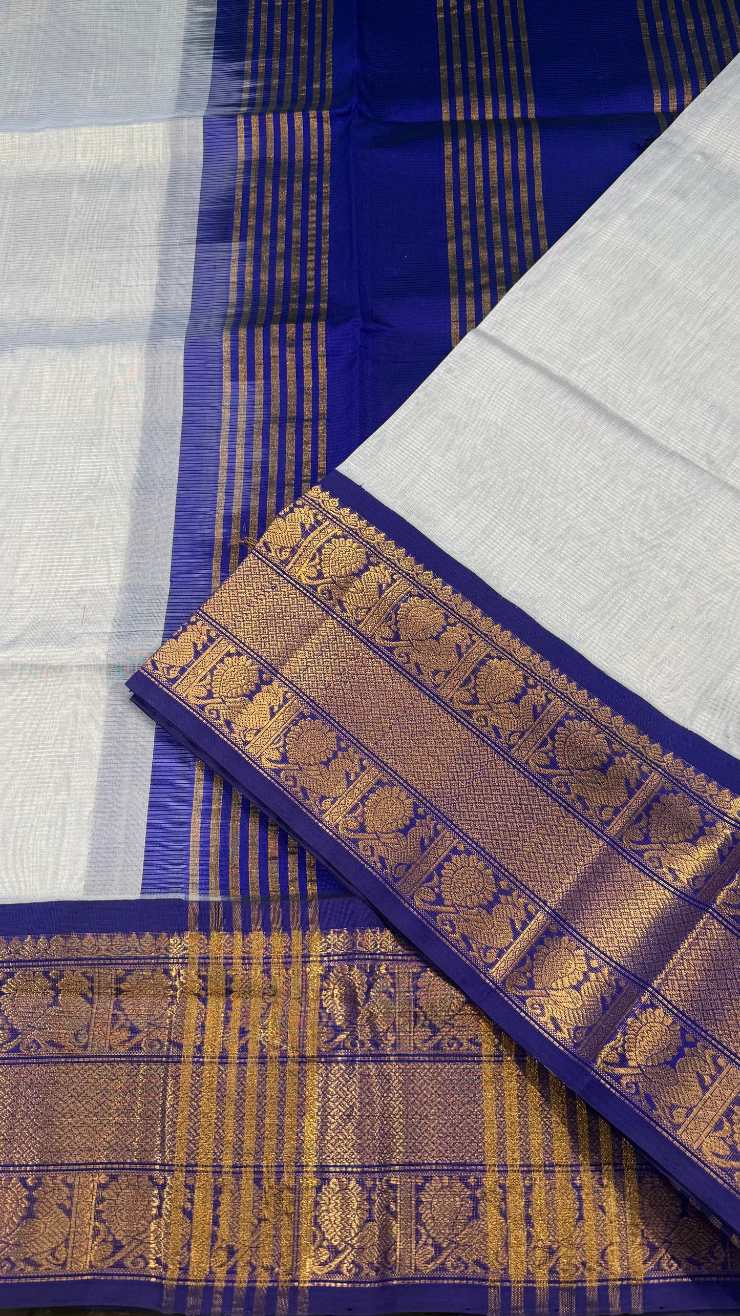 HANDLOOM KANCHIPURAM SILK COTTON (KSC237)