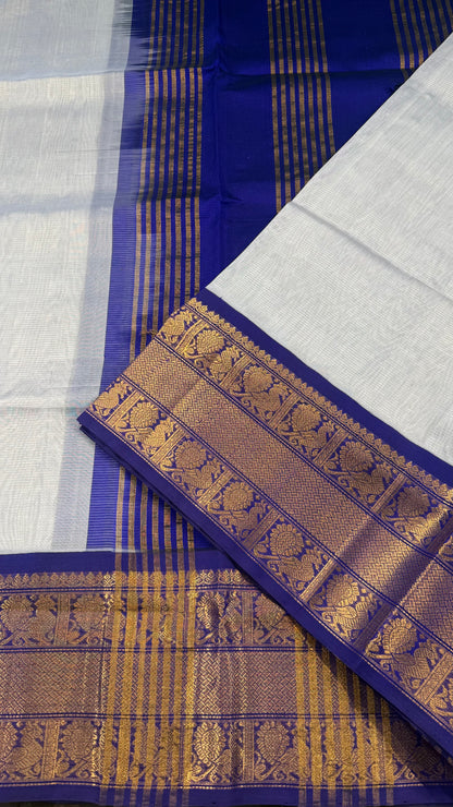 HANDLOOM KANCHIPURAM SILK COTTON (KSC237)