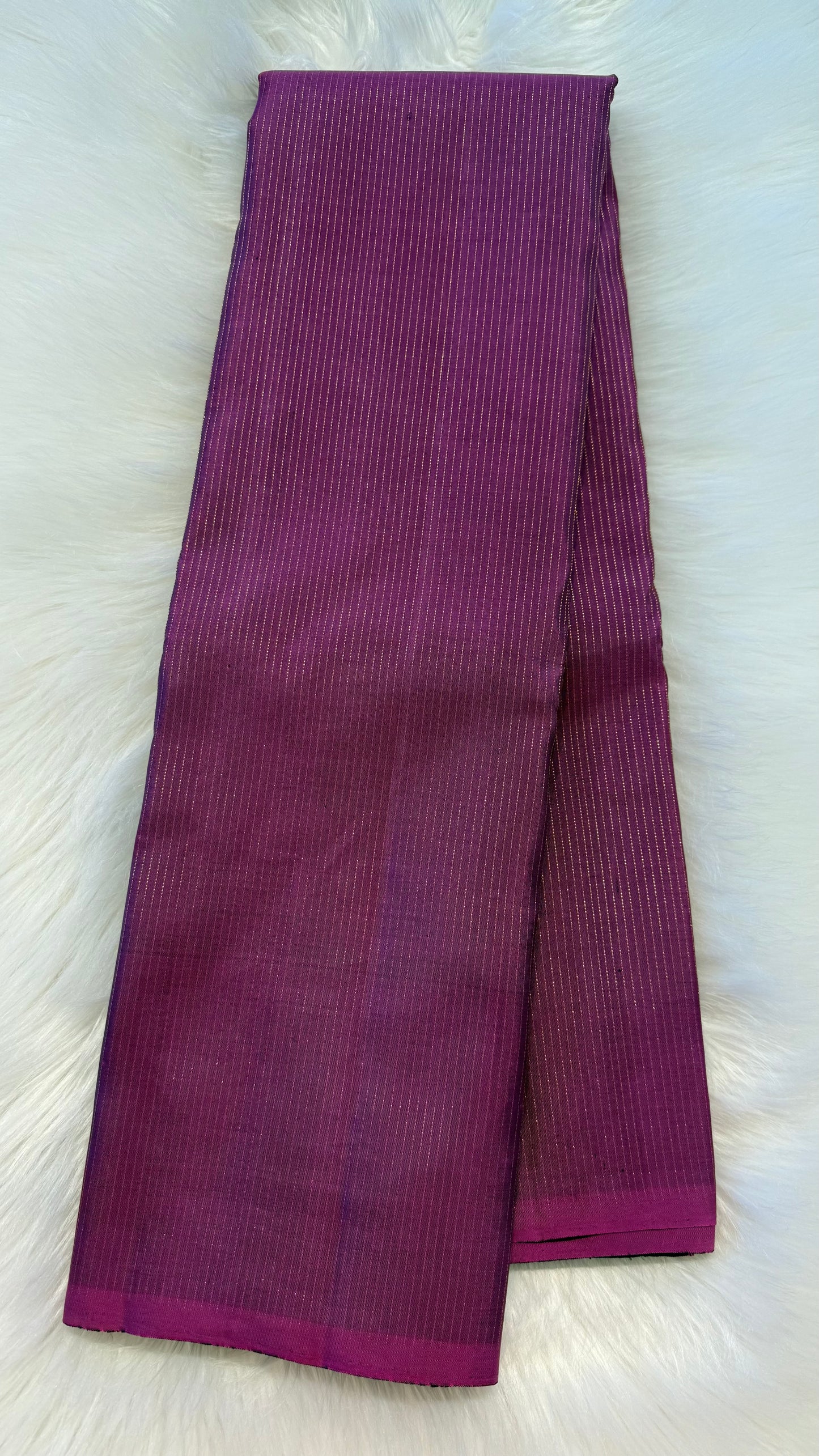 YELLOW, MAGENTA AND GREEN PARTLY KANCHIPURAM HANDLOOM SILK SAREE (KSS446)