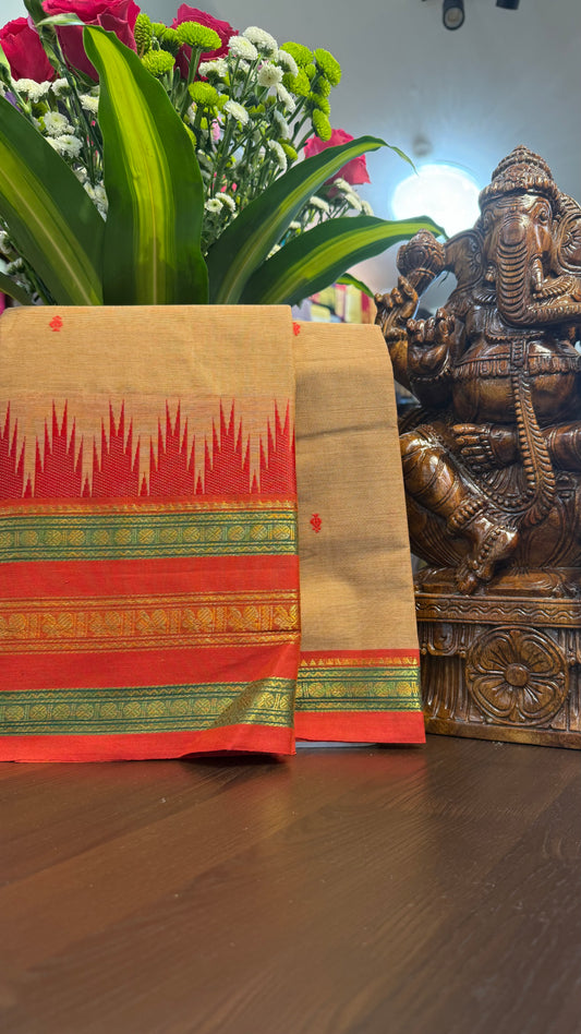 Kanchi Cotton Saree
