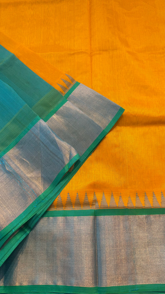 HANDLOOM KANCHIPURAM SILK COTTON (KSC213)