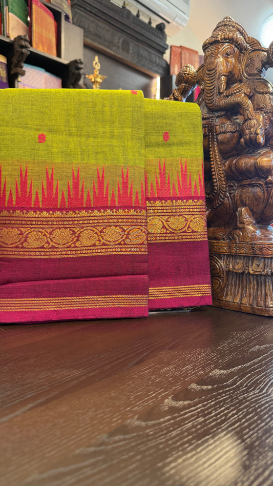 Kanchi Cotton Saree