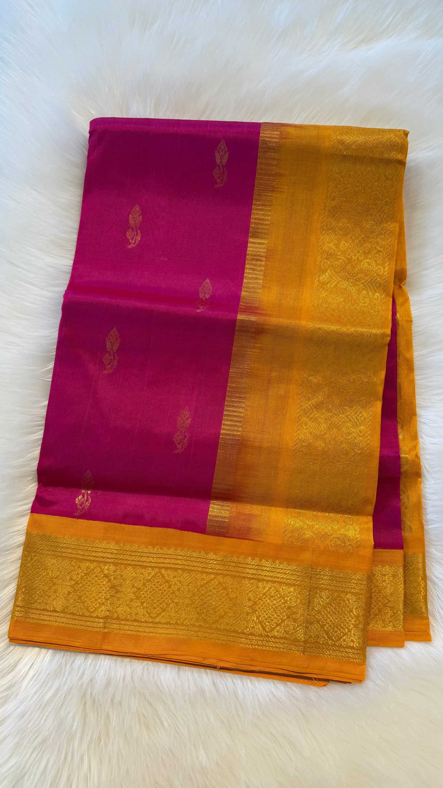 HANDLOOM KANCHIPURAM SILK COTTON (KSC223)