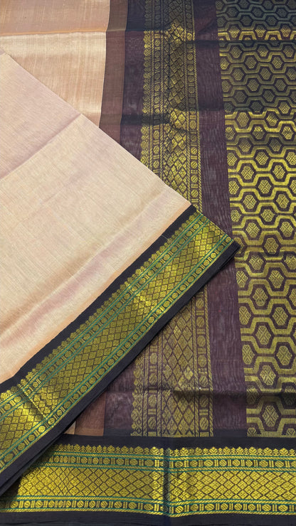 HANDLOOM KANCHIPURAM SILK COTTON (KSC161)