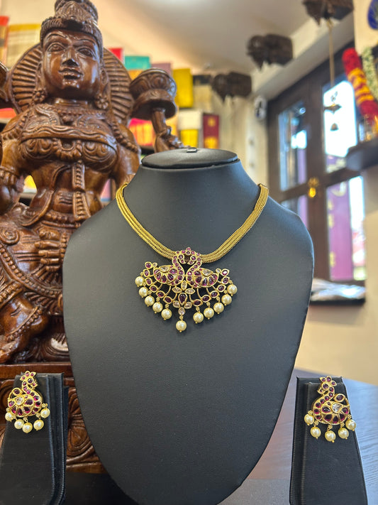 Ruby Annam Necklace
