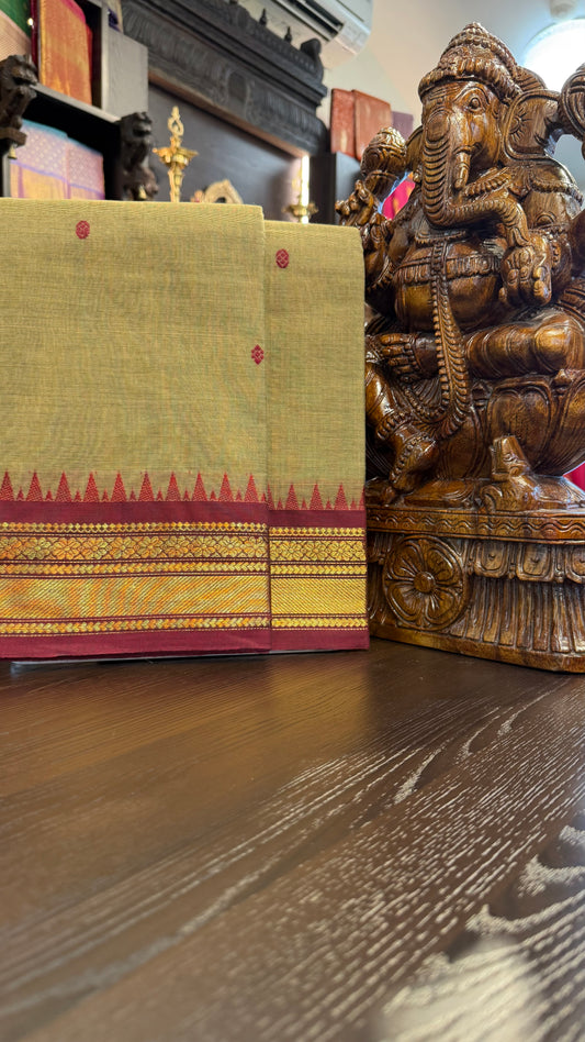 Kanchi Cotton Saree