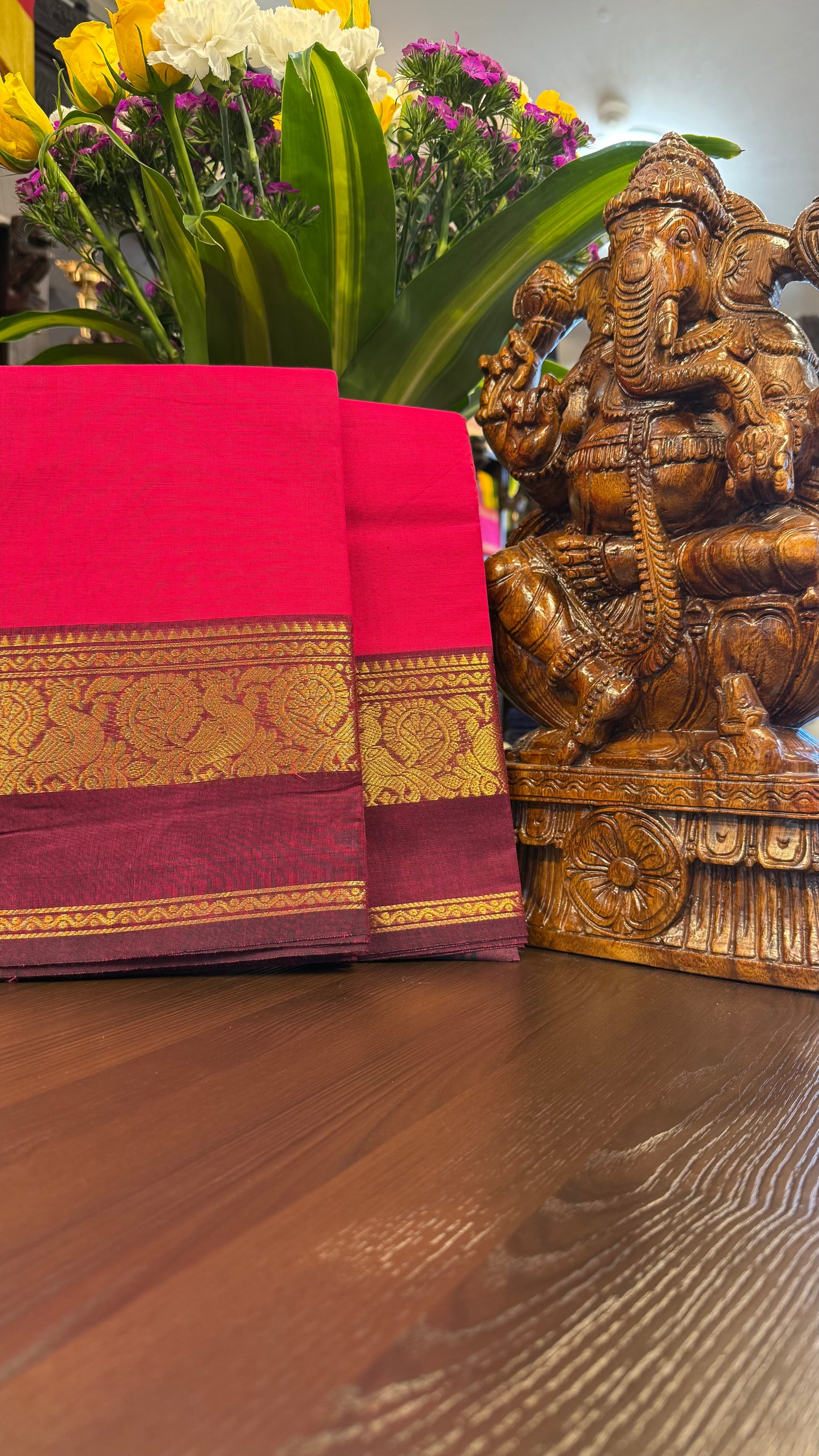 Kanchi Cotton Saree