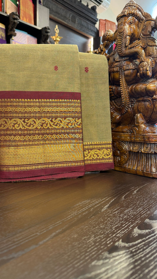 Kanchi Cotton Saree