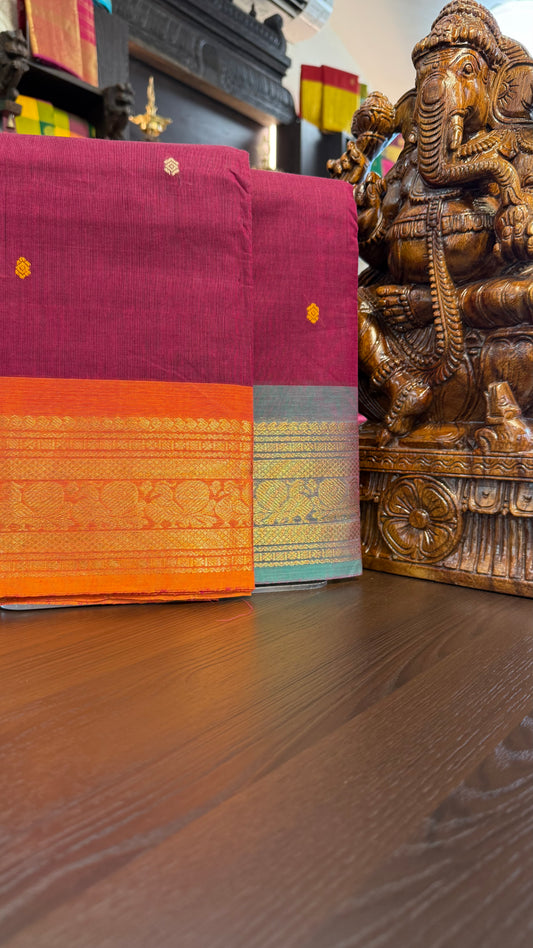 Kanchi Cotton Saree