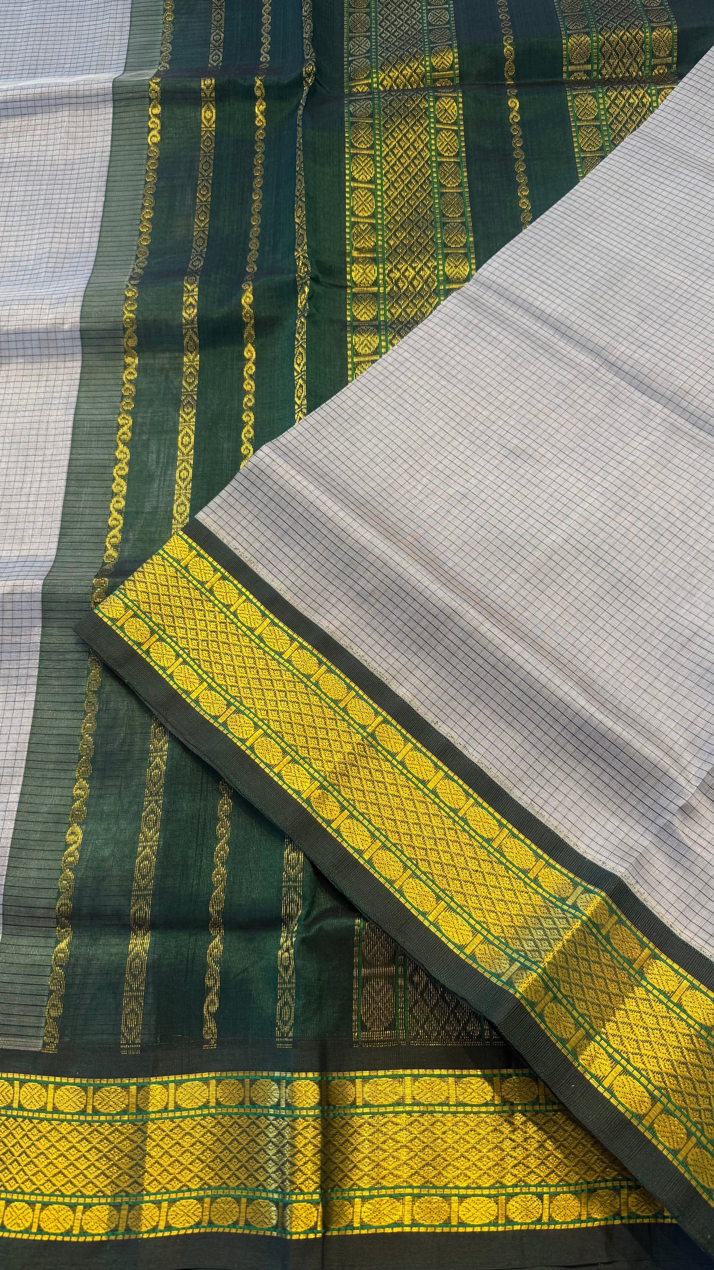 HANDLOOM KANCHIPURAM SILK COTTON (KSC262)