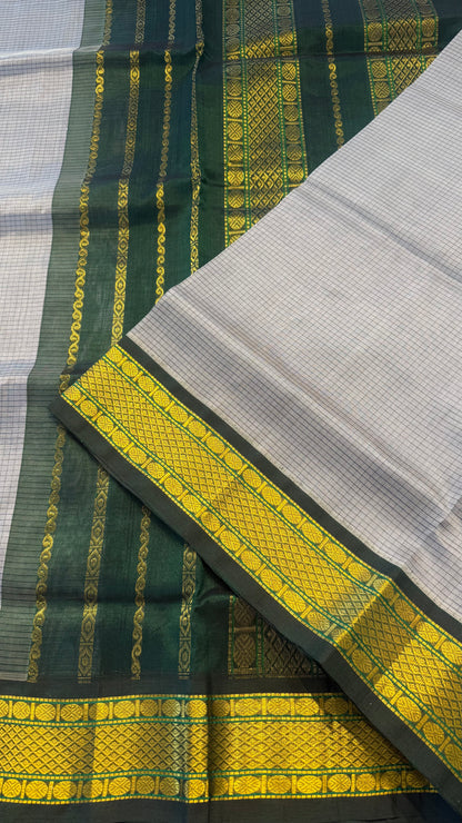 HANDLOOM KANCHIPURAM SILK COTTON (KSC262)