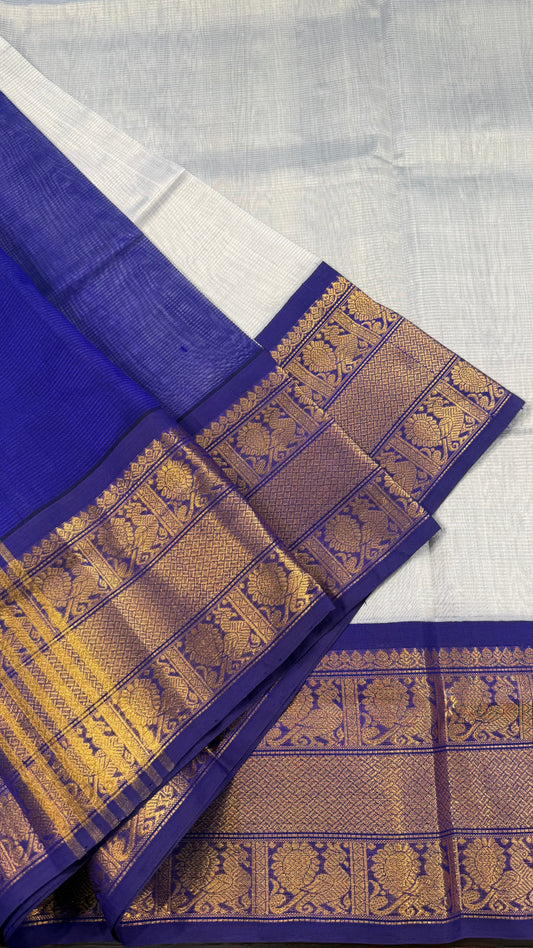 HANDLOOM KANCHIPURAM SILK COTTON (KSC237)