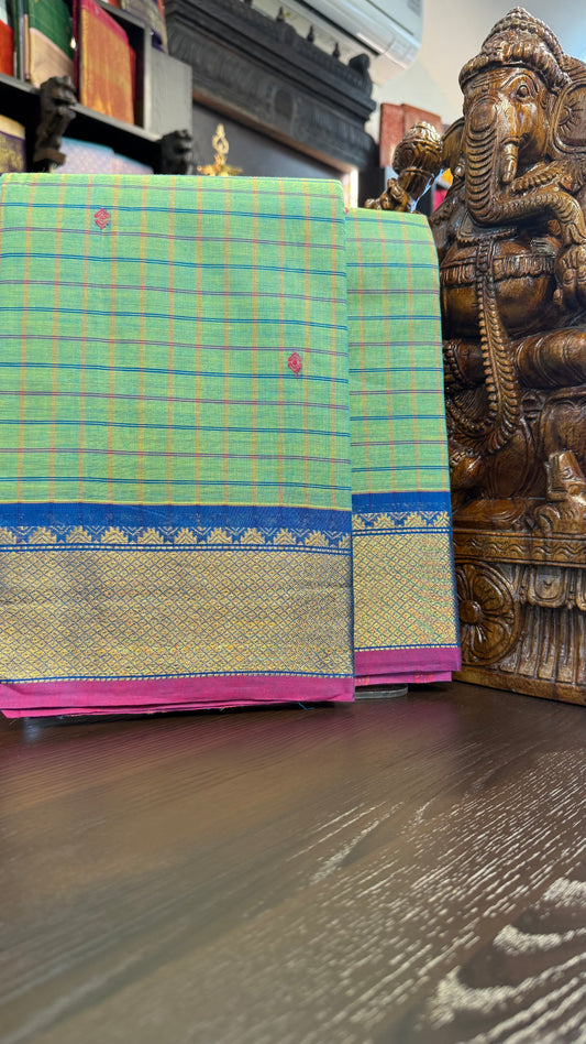 Kanchi Cotton Saree
