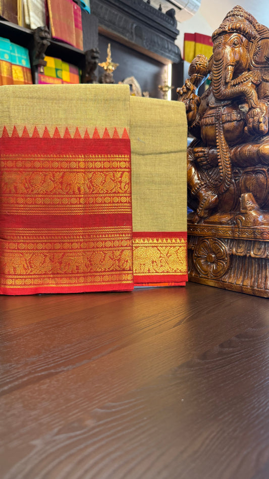 Kanchi Cotton Saree