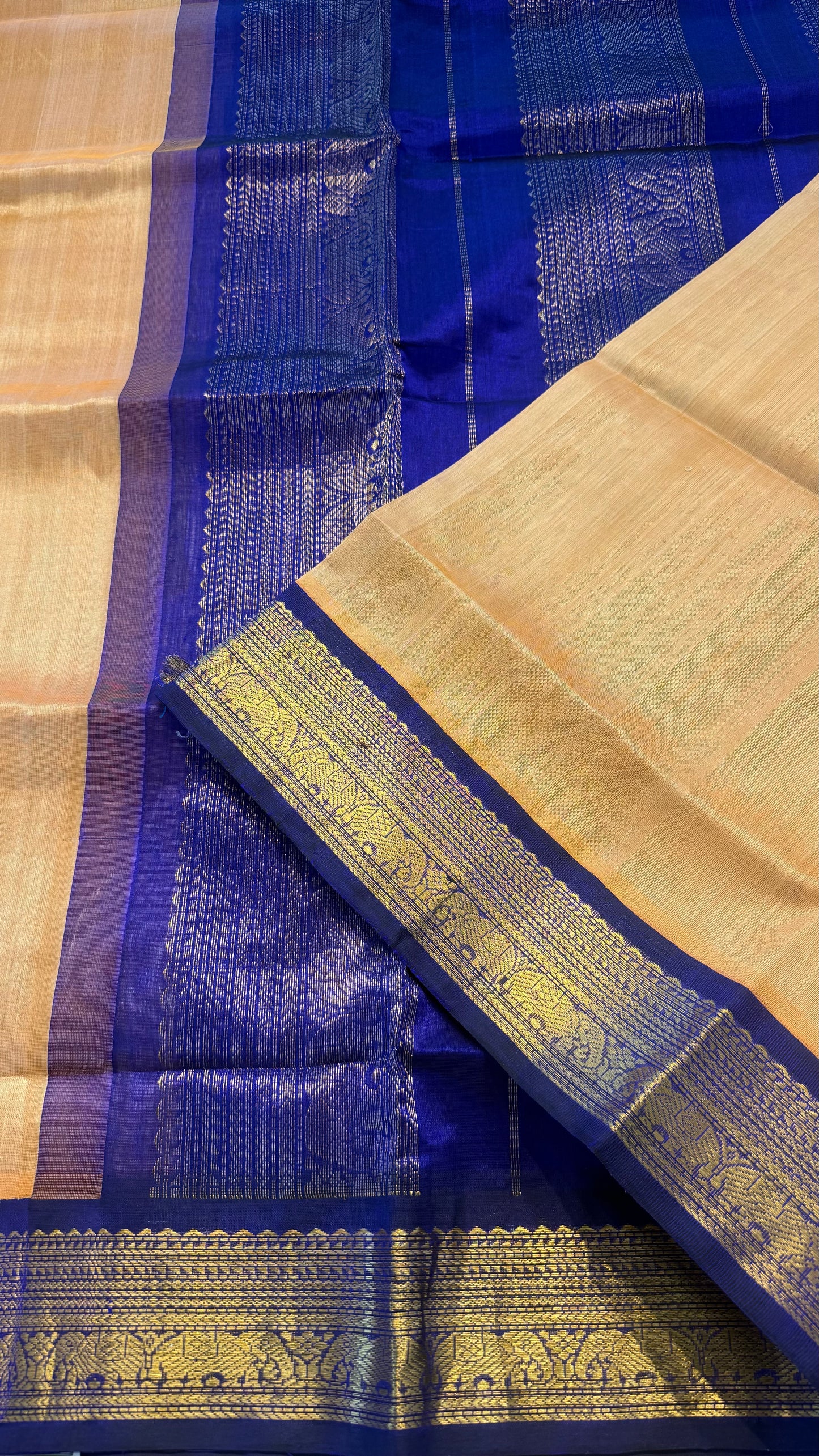 HANDLOOM KANCHIPURAM SILK COTTON (KSC220)