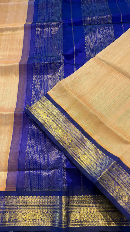 HANDLOOM KANCHIPURAM SILK COTTON (KSC220)