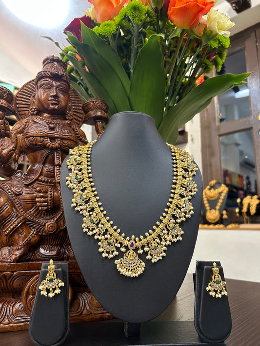 Daniki Long Necklace Jewellery Set