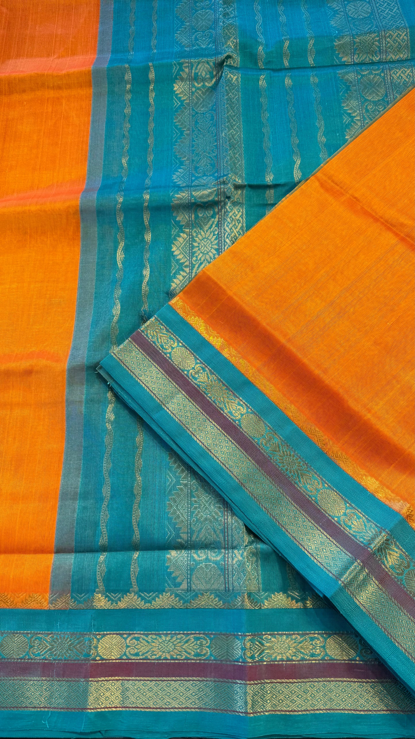 HANDLOOM KANCHIPURAM SILK COTTON (KSC234)