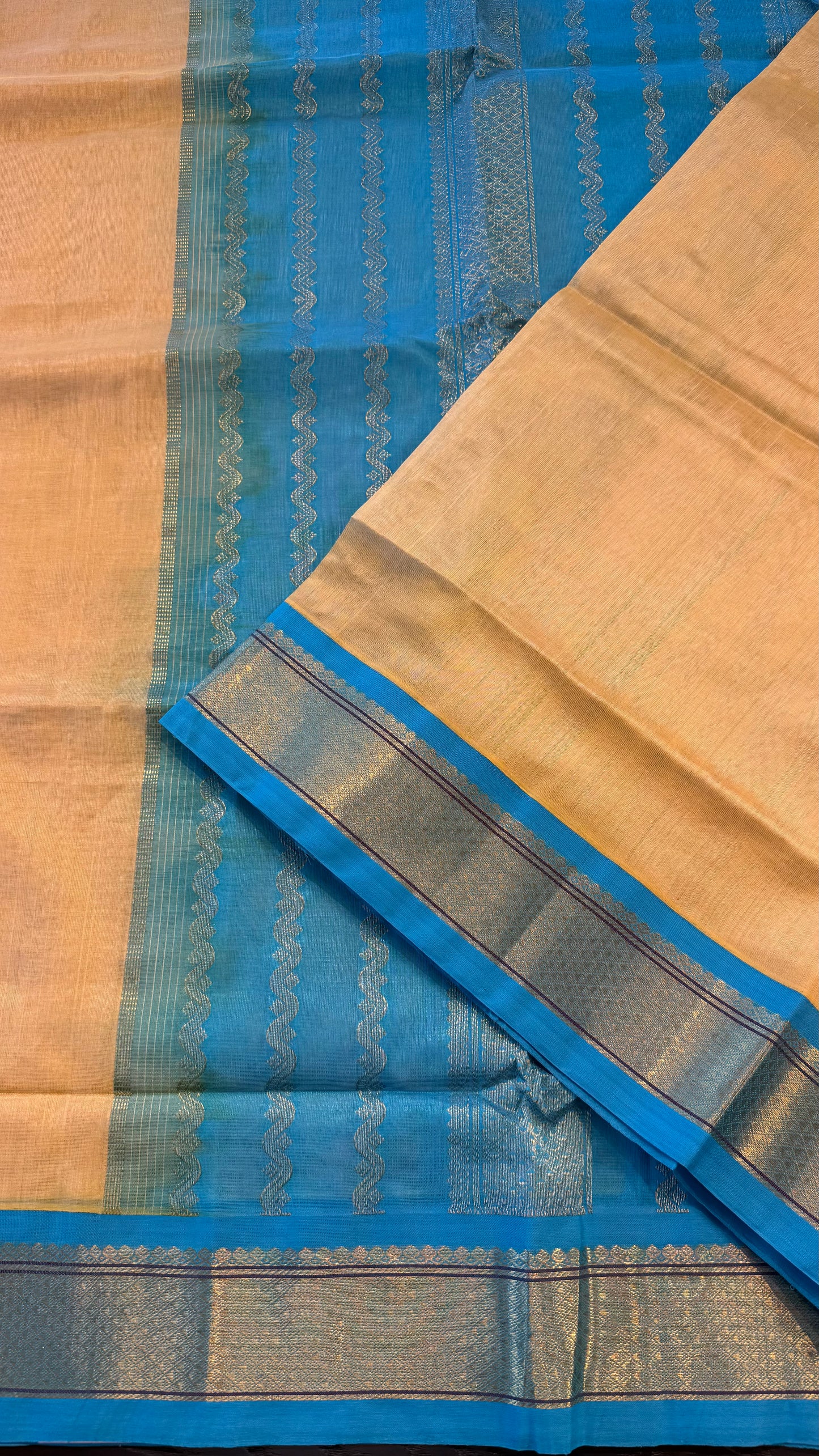 HANDLOOM KANCHIPURAM SILK COTTON (KSC204)