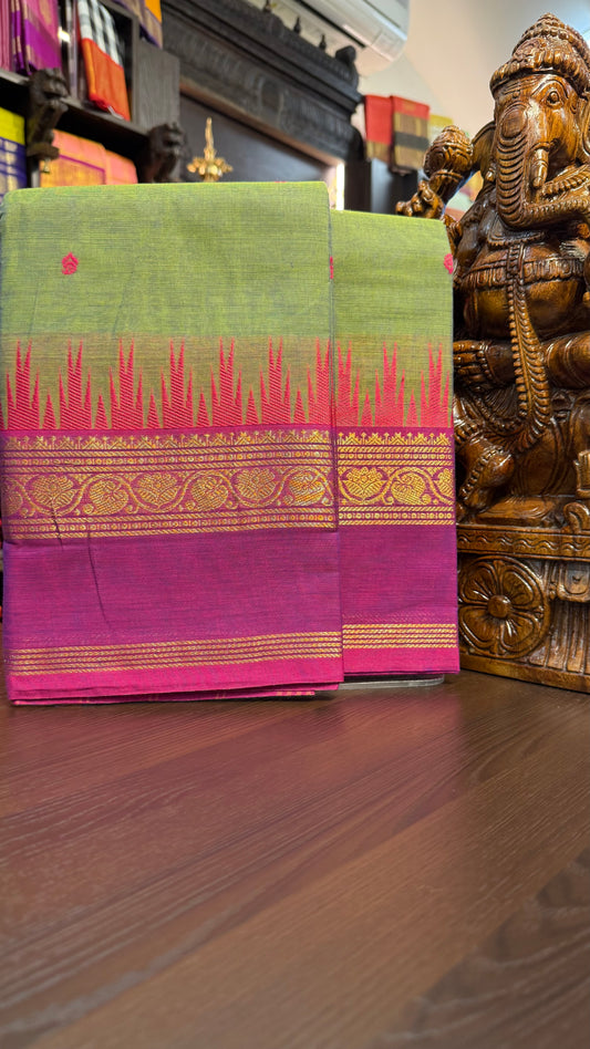 Kanchi Cotton Saree