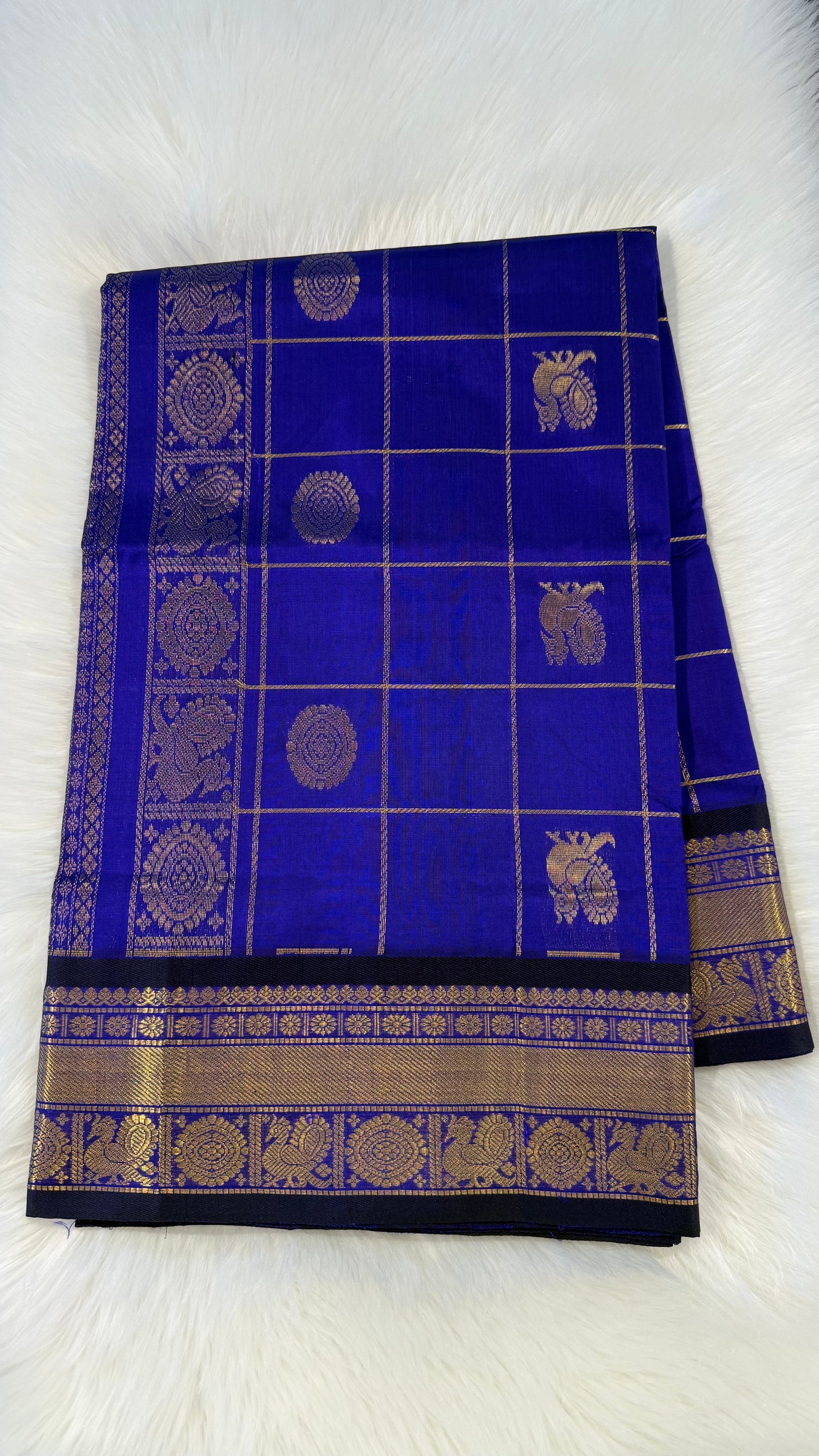 HANDLOOM KANCHIPURAM SILK COTTON (KSC284)