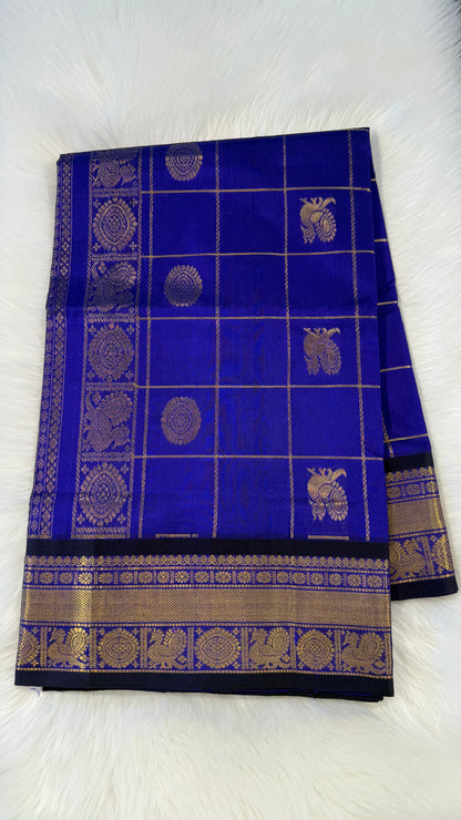 HANDLOOM KANCHIPURAM SILK COTTON (KSC284)
