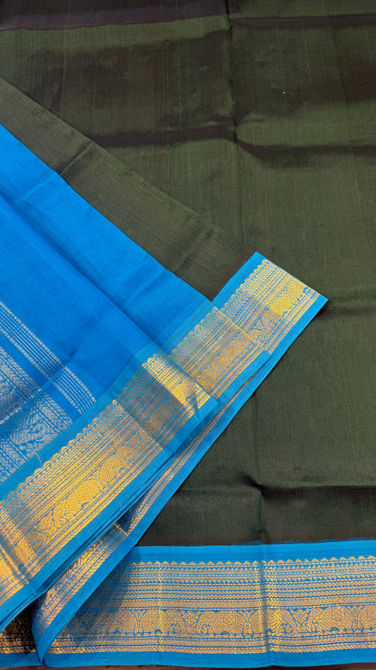 HANDLOOM KANCHIPURAM SILK COTTON (KSC211)