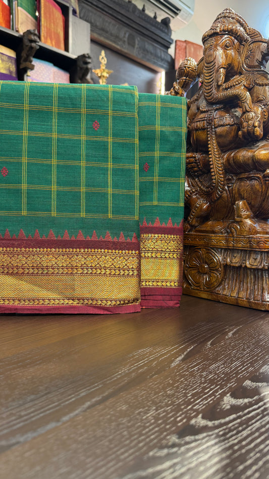Kanchi Cotton Saree