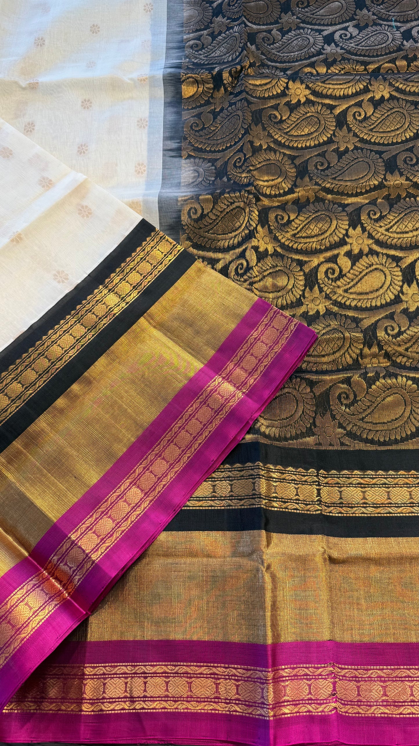 HANDLOOM KANCHIPURAM SILK COTTON (KSC271)