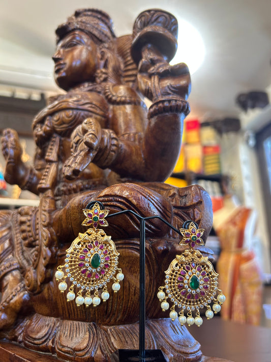 Double Peacock Chaandbalis