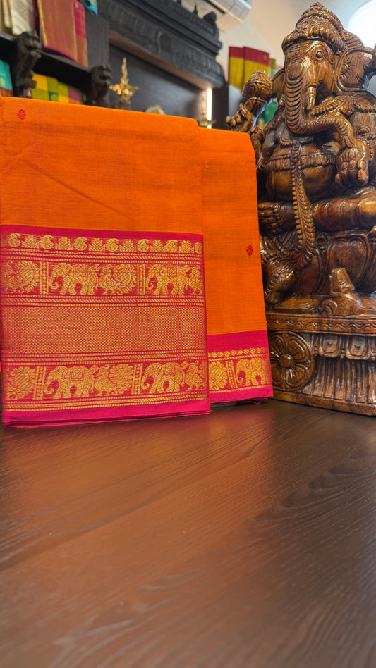 Kanchi Cotton Saree