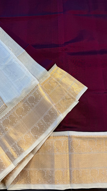 HANDLOOM KANCHIPURAM SILK COTTON (KSC241)