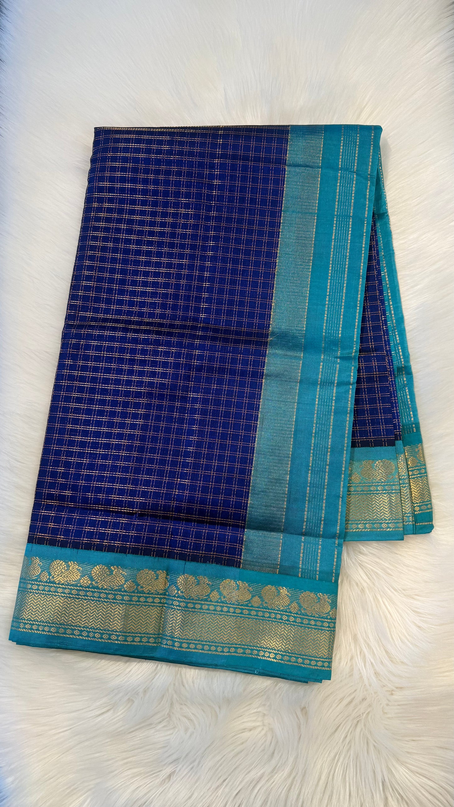 HANDLOOM KANCHIPURAM SILK COTTON (KSC146)