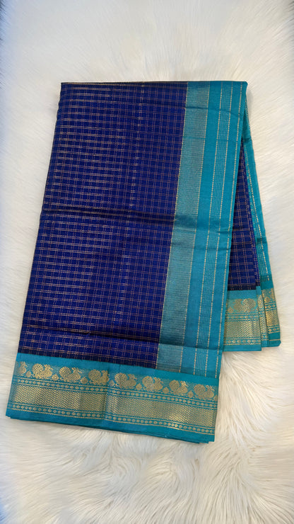 HANDLOOM KANCHIPURAM SILK COTTON (KSC146)